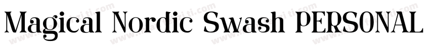 Magical Nordic Swash PERSONAL Regul字体转换